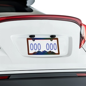 Portaplacas para Automóvil, Nuevo Modelo, Especificaciones Estadounidenses, Plástico, Color Degradado, Montaña Nevada, Marco para Matrícula - Product Image 3