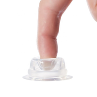 Correcteur de mamelons en silicone pour mamelons plats ou inversés avec étui transparent