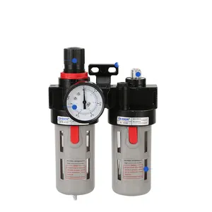 pneumatic airtac type afc//bfc/bfr Series compressor air pressure filter regulator with gauge flow combinations unit bfr2000