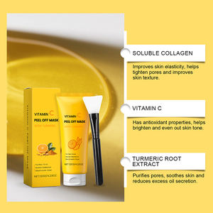 פרטי תווית ניקוי אקנה עור בהיר ויטמין c כורכום פנים עם מברשת - Product Image 3