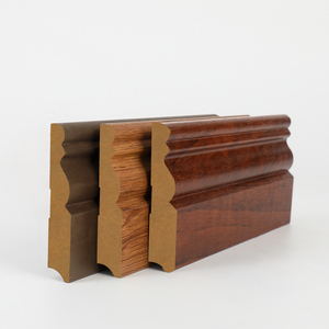 <span class=keywords><strong>Plinthe</strong></span> MDF en bois massif clair Design traditionnel Moulure de couronne blanche et noire Décoration intérieure de la maison <span class=keywords><strong>Plinthe</strong></span> - Product Image 4