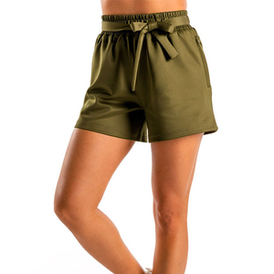 Fitness Workout Seamless Mid Waist Yoga Shorts Hot Sale Best Quality Booty Shorts For Ladies In Solid Color - Product Image 1