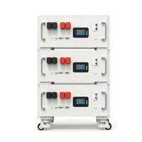 Batterie LiFePO4 51,2 V 300 Ah 15,36 kWh, système de stockage d'énergie solaire pour rack de serveur empilable, système ESS, BMS intelligent