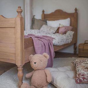 French Retro Solid Wood Cream White Master Bedroom Double Bed <b>Queen</b> European <b>Court</b> Carved Princess Bed - Product Image 5