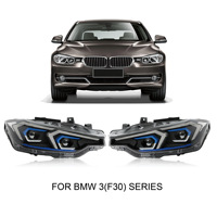 Ensemble de phares LED Plug-and-Play, feux de jour avant pour BMW Série 3 F30 F35 2013-2018 12V, pièces automobiles