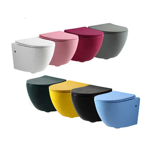 Mua BồN CầU Treo Tường Màu Xám Mờ Tủ Đựng Nước Bằng Gốm <span class=keywords><strong>Wc</strong></span> Phong Cách Thổ Nhĩ Kỳ Có Bể Nước - Product Image 5