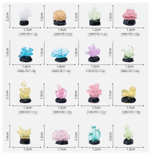 Oceaan Thema Geschenk Lichtgevende Gloeiende Wezens Miniatuur Tuinspeelgoed <span class=keywords><strong>Aquarium</strong></span> Kleine Zeester Koraal Schattig Klein Verzamelbeeldje - Product Image 4