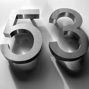 Lettera di metallo e numeri da <span class=keywords><strong>1</strong></span> a 10 Font personalizzato Home Room - Product Image 5