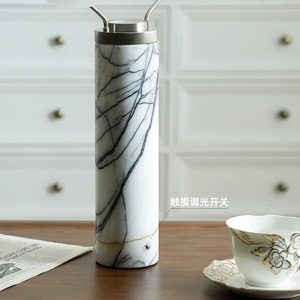 Table Lamp Designer Grade LED Touch Control Rechargeable Marble Base Home Dcor Living Room Bedroom Lighting Fixture - Product Image 4