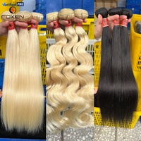 Paquets de cheveux vietnamiens bruts 12a non traités, vente en gros de cheveux humains droits vierges à double étirage à cuticule alignée vendeur de cheveux humains