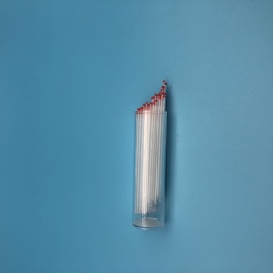 Varie specifiche possono essere personalizzate materiale di vetro rosso sangue blu prendendo 100 pz 75mm tubo capillare eparinizzato - Product Image 6