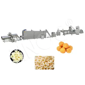 HNOC New Automatic Puffed Cheese Ball Arroz Fazer Máquina 3D Snack Food Process Line Milho Puff Extrusora