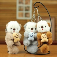 Grosir Pabrik Boneka Hewan Isi Dakron Mainan Plush Kawaii Gantungan Kunci Beruang Laut Boneka Plush Lembut untuk Anak-Anak