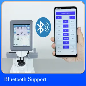 Optometri ekipmanları PD metre UV mavi ışın ölçümü ile otomatik Lensmeter Focimeter