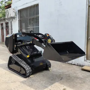 Hightop loader tập tin đính kèm bánh xe theo dõi Skid chỉ đạo Bộ nạp với mulcher đào hầm Rock Saw Sweeper tuyết Blower khoan búa