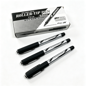 Promotional Custom Plastic Ballpoint <b>Pens</b> Roller Tip <b>Pen</b> 0.5mm Ball <b>Pens</b> Bullet Tip for Office and School - Product Image 1