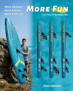ITAOSTAR L03D Planche de SUP <span class=keywords><strong>gonflable</strong></span> premium 11'x33"x6" (11 pieds) polyvalente pour débutants et idéale pour la pêche, le yoga - Product Image 6