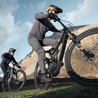 VTT électrique en fibre de carbone Amflow PL Carbon Pro 2025 avec moteur central 800Wh, batterie au lithium 12 vitesses et suspension intégrale