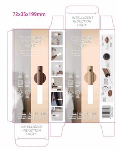 Smart Wireless LED USB wiederauf ladbare Wand Intelligente tragbare PIR Bewegungs sensor Magnetische dekorative Indoor Home Nachtlicht - Product Image 6