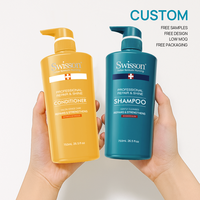 Ensemble Shampooing et Après-Shampooing Luxe à la Kératine et au Beurre d'Avocat Parfumé, Ingrédients Véganes, Hydratant, Nourrissant en Profondeur, Anti-Casse
