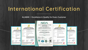 Polipasto <span class=keywords><strong>El</strong></span>éctrico ALLMAN con Certificación CE, Tipo Gancho, 220V 380V 3P, Cadena, 1 Tonelada, para Elevación de Mercancías - Product Image 6