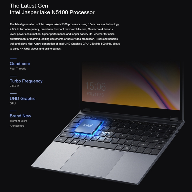 CHUWI Freebook 13.5 Inch Yoga Laptop - 12GB+512GB Win 11
