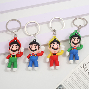 <span class=keywords><strong>Mali</strong></span> mignon Silicone porte-clés <span class=keywords><strong>Mali</strong></span> jeu entourant 3D stéréoscopique pendentif porte-clés - Product Image 5