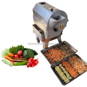 Multifunctional electric small fruit vegetable cutter shredding slicing and dicing machine for restaurant