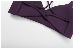 <span class=keywords><strong>Reggiseno</strong></span> con <span class=keywords><strong>fascia</strong></span> di supporto nascosta per allenamento con cinturino con cinturino incrociato ad alto supporto per donna Top Yoga aperto e asciutto per la corsa - Product Image 5