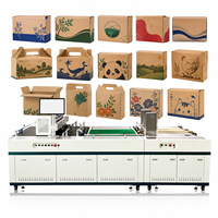 Golfkartonnen dozen bedrukken met aangepast logo, patroon, afbeelding, QR-code, barcode, datum, meerkleurenprint, snelle bedrukking, verpakking, nieuwe DTG-printer