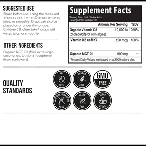 Formula Nutrizionale OEM, Gocce Liquide di Vitamina D3 K2, <span class=keywords><strong>Integratore</strong></span> Nutriente per Energia e Supporto alla Salute di Ossa e Muscoli - Product Image 2