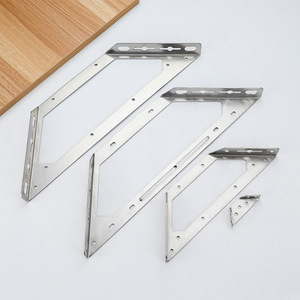 Stainless Steel Triangular <b>Bracket</b> Wall Support Frame Heavy Duty Shelf Mounting Hardware Accessory - Product Image 3
