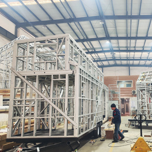 Mini <span class=keywords><strong>Casa</strong></span> Rodante para Viajes, Campamentos o Oficina en el Patio Trasero - Mini <span class=keywords><strong>Casa</strong></span> Prefabricada con Instalaciones Esenciales - Product Image 2
