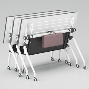 Mesa de Conferencia Modular de Melamina E1 para 8 Personas, Extensible, Duradera y Ergonómica, para Sala de Capacitación y Seminarios - Product Image 4
