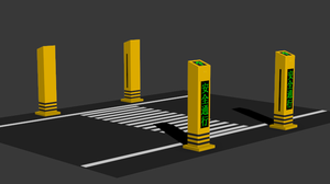 Đèn Cảnh Báo Giao Thông Ngựa Vằn Màu Vàng Mới Hệ Thống Cột Buồm Cảnh Báo Cho Người Đi Bộ Thông Minh Semaforos - Product Image 4