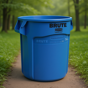 Bidone per Rifiuti Brute 76 L Blu per Uso Commerciale - Product Image 3
