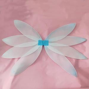 Ali di Fata a Forma di Libellula Personalizzate per Bambine, Ali Blu da Elfo e Angelo per Halloween, Feste di Compleanno, Travestimenti da Principessa per Bambini - Product Image 4