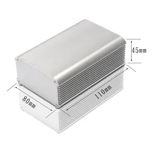 Caja de Proyecto de módulo de Pcb de cuerpo entero Fabricante de cajas de caja de proyecto eléctrico extruido de aluminio anodizado personalizado