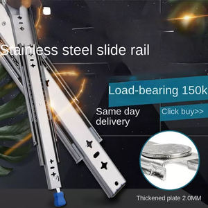 Heavy-Duty thép không gỉ Trailer ngăn kéo đường sắt 53 rộng kéo dài dày giảm xóc khóa công nghiệp trượt cho ngoài trời - Product Image 2