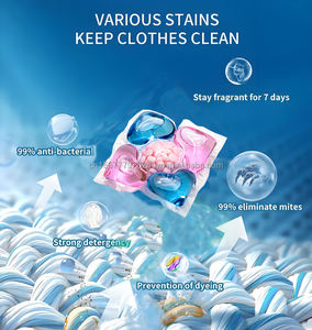 ไซโคลน คลีน อีโค-เฟรนด์ลี่ ผง<span class=keywords><strong>ซัก</strong></span>ฟอกแบบเม็ด 4-in-1 แอนตี้แบคทีเรีย พร้อมสารเพิ่มกลิ่นหอม สำหรับเครื่องซัก<span class=keywords><strong>ผ้า</strong></span>อัตโนมัติ - Product Image 3
