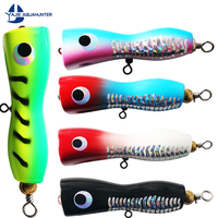 Leurre de surface Popper pour la pêche au maquereau, au bar, à la truite et au tilapia en eau salée 115MM 45G