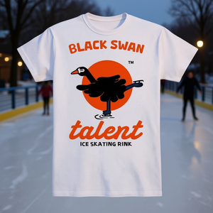 Camiseta Black Swan Talent Ice Skating Rink, color blanco, talla para adulto - Product Image 3