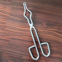 High-Temperature Stainless Steel Crucible Tongs Long Metal Smelting Tool for Lab Instruments & Equipment