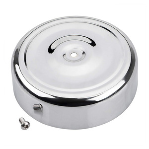 Motorcycle Air Intake Filter Cleaner Cover <strong>Plain</strong> - Product Image 1