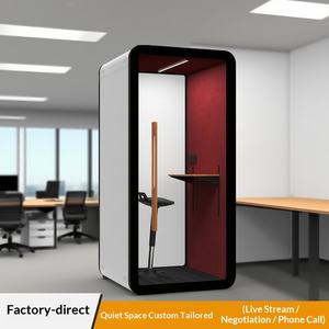 Silent Soundproof Cabin Aviation Aluminum Frame Electric Lifting Table <strong>Chair</strong>-Office/Warehouse/<strong>Telephone</strong> Booth/Music Room - Product Image 2