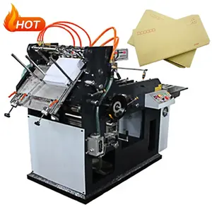 Hot Sale Paper Envelope Pocket Kraft Paper Folding and Gluing machine Glue Seal Small Envelop Making Machine for Entrepreneurs