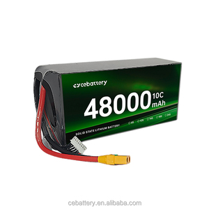 Batería para Dron 12S 48000mAh 6S 18S 24S de Largo Alcance para Mapeo, Paquete Semisólido de Alta Densidad Energética 300WH/KG NCM 10000mAh-6S Lit - Product Image 1