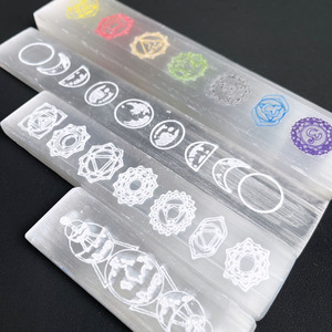 Bán buôn khắc <span class=keywords><strong>Chakra</strong></span> selenite thanh tự nhiên selenite thanh với <span class=keywords><strong>chakra</strong></span> dấu hiệu - Product Image 6
