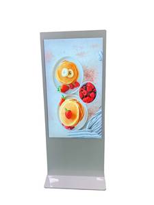Kiosque numérique interactif 43 49 55 pouces blanc/noir avec écran tactile IR PCAP sous Android pour signalétique de café, vêtements, menus, magasins et aéroports - Product Image 2