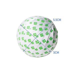 Ornamenti per palline appese a forma di giorno di San Patrizio 4cm di palline avvolte in tessuto verde <span class=keywords><strong>Shamrock</strong></span> - Product Image 6